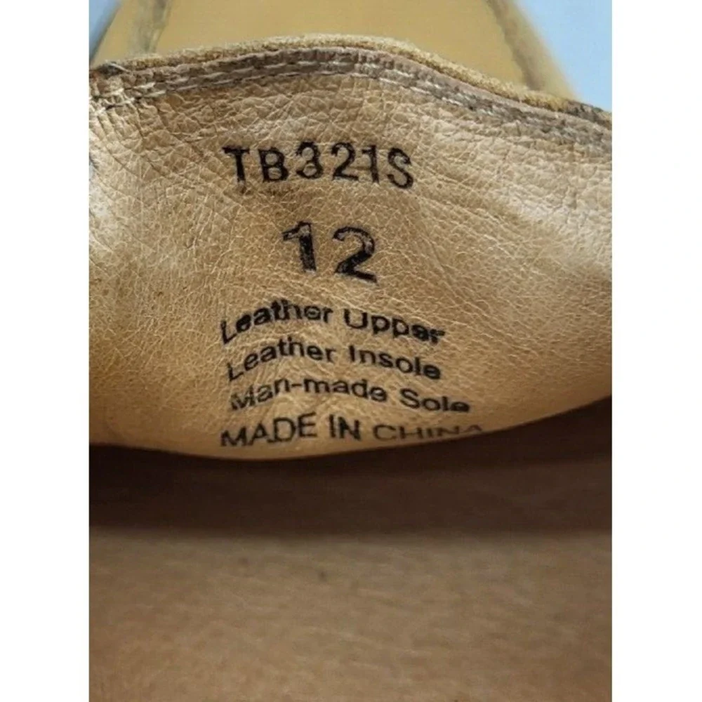 Gravity Defyer Size 12 Men's Tan Leather Slip On Leather Loafer